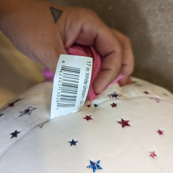 Big rainbow unicorn plush - Picture 6 of 8